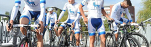 Team Novo Nordisk a la carrera