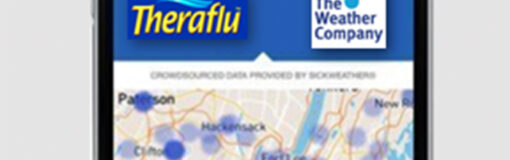 Theraflu de GSK con app de clima