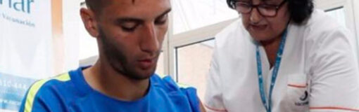 Vacunar con jugadores de Boca