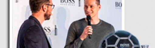 Coty elige al futbolista Draxler, Boss