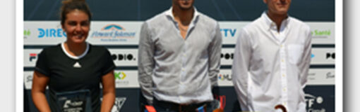 La Santé con copa de tenis