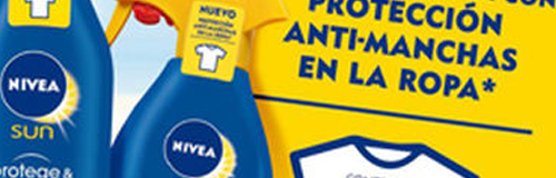 Nivea con solares antimanchas