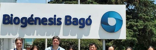 Biogénesis Bagó con visitas chinas