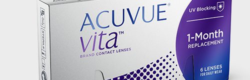J&J con lentes mensuales Acuvue Vita
