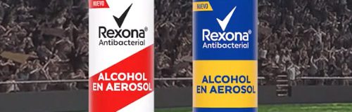 Alcohol Rexona con edición futbolera