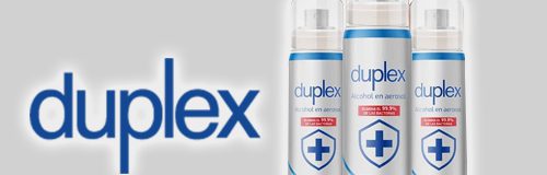 Duplex lanza alcohol en aerosol
