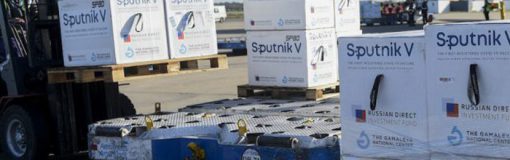 Sputnik V: llegaron 470 mil dosis