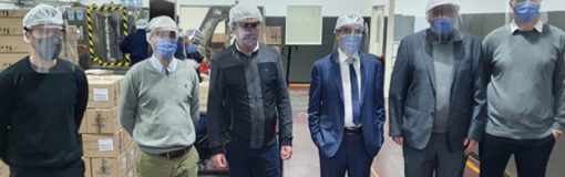 Alfaparf con visitas de autoridades