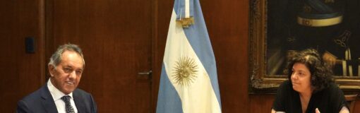 Ministros: Scioli se reunió con Vizzotti