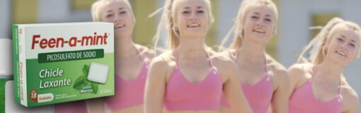 Elea sale al aire con Feen-a-Mint