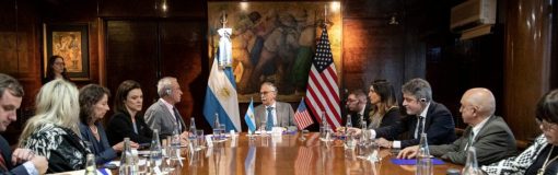 Ministro Lugones: reunión con su par de EE.UU.