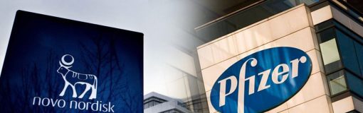 Pfizer vs Novo Nordisk: la batalla por Metsera Novo Nordisk vs Pfizer, logo de Metsera