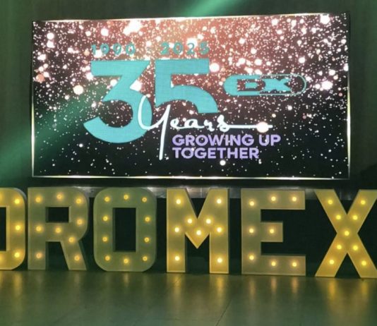 Dromex celebró sus 35 años y brindó