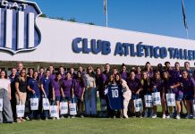 Algabo con Talleres de Córdoba, para fútbol femenino