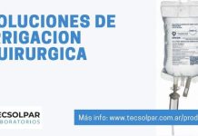 Tecsolpar lanza soluciones de irrigación quirúrgica