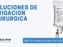 Tecsolpar lanza soluciones de irrigación quirúrgica