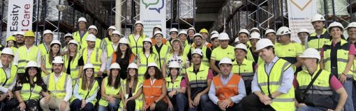 Essity corta cintas de centro de distribución