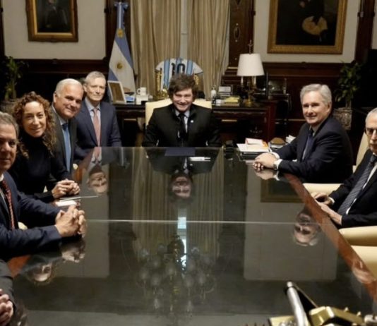 Bayer: reunión con Milei y Lugones