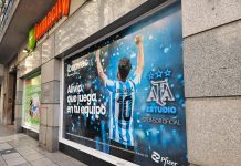 Ibupirac se calza la celeste y blanca