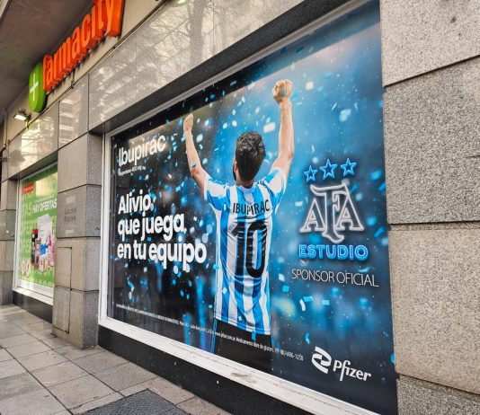 Ibupirac se calza la celeste y blanca